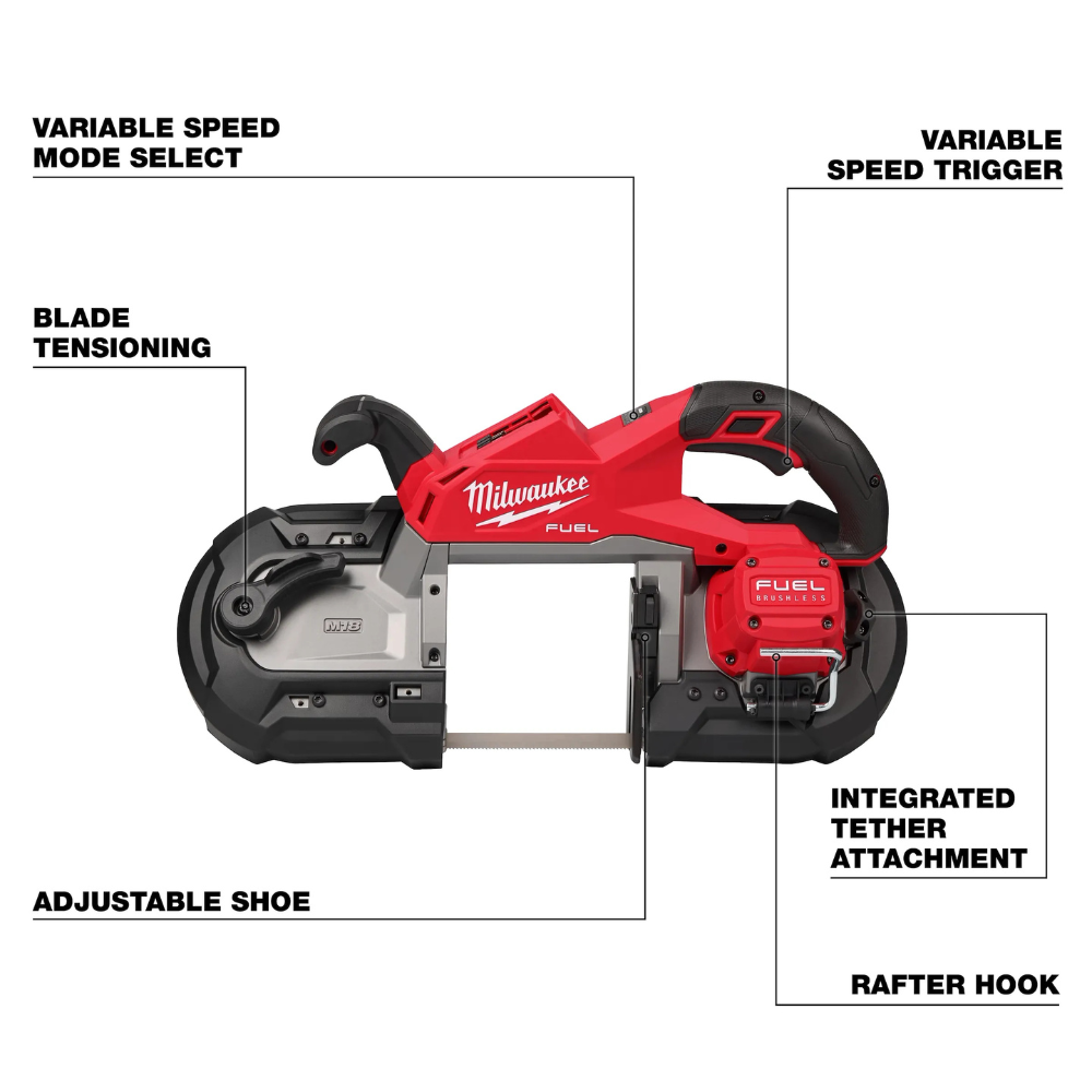 Milwaukee M18 FUEL Deep Cut Band Saw from GME Supply